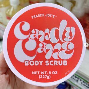 Trader Joe's Candy Cane Body Scrub Limited Edition 8oz Sealed NEW